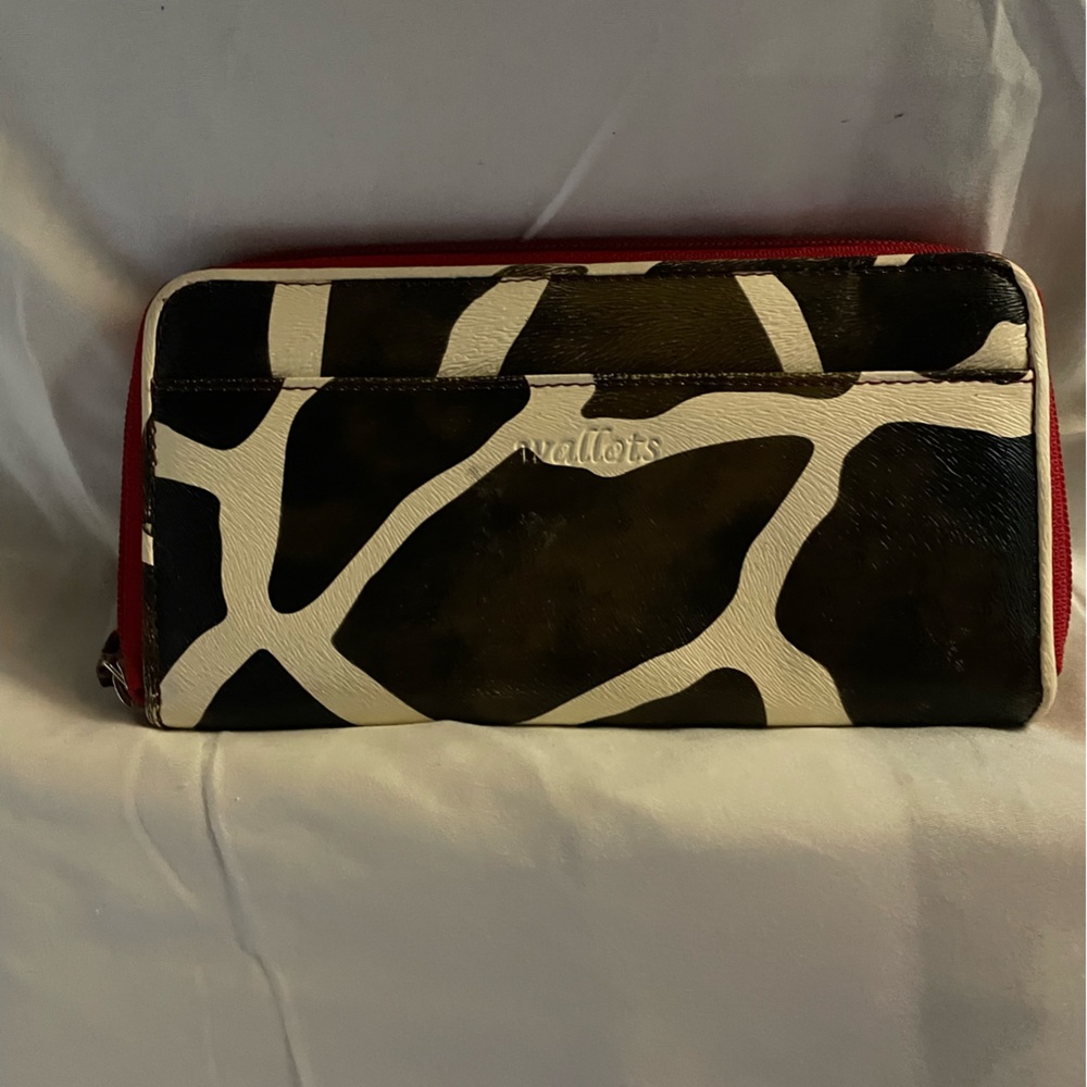 Cow print women’s wallet